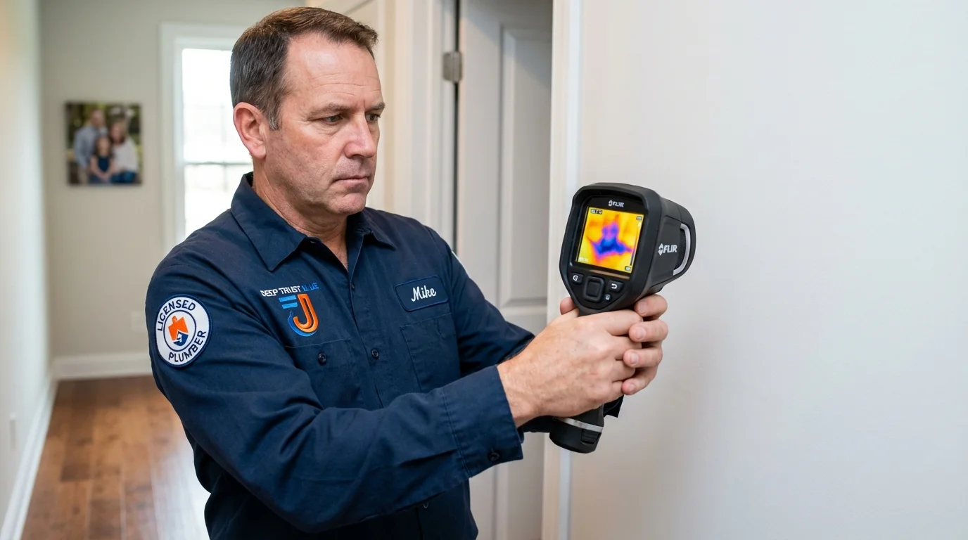 Thermal imaging leak detection by Johns Plumbing LLC in Kealakekua